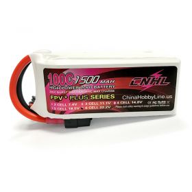 CNHL G+PLUS 1500mAh 22.2V 6S 100C Lipo Battery 