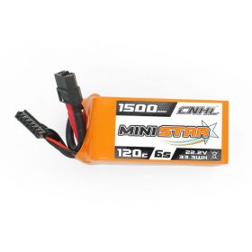  CNHL MiniStar 1500mAh 6S 22.2V 120C Lipo Battery 