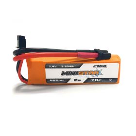 CNHL ministar 450mah 7.4v 2s 70c lipo battery 