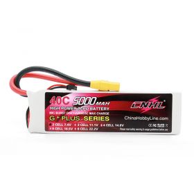 CNHL 5000mAh 7.4V 2S 40C Li-Po Battery With XT90 Plug