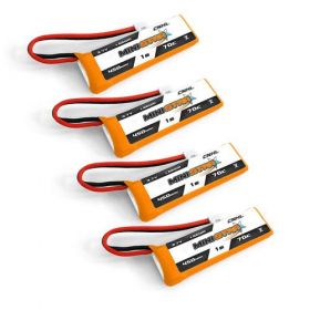 (4 pack) CNHL ministar 450mah 3.7v 1s 70c lipo battery with ph 2.0 