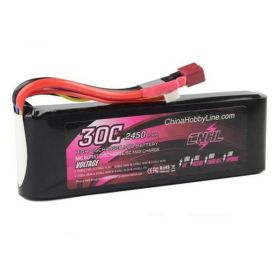 CNHL 2450mAh 14.8V 4S 30C Lipo Battery with t plug