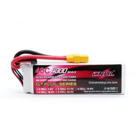 CNHL 4000mAh 14.8V 4S 40C Lipo Battery xt90 plug