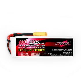  CNHL 5000mAh 14.8V 4S 40C Lipo Battery 