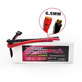 CNHL 5000MAH 14.8V 4S 70C LIPO BATTERY With 6.5mm Bullet Plug