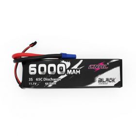  CNHL Black Series 6000mAh 11.1V 3S 65C Lipo Battery with EC5 Plug 