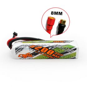  CNHL 6200MAH 11.1V 3S 90C LIPO BATTERY With 8mm Bullet Plug 