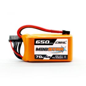 CNHL MiniStar 650mAh 22.2V 6S 70C Lipo Battery XT30 Plug