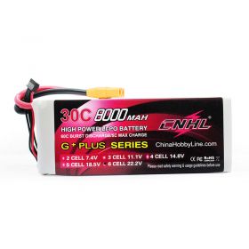  CNHL 8000mAh 22.2V 30C 6S LiPo Battery 