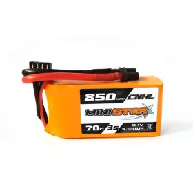 CNHL MiniStar 850mAh 11.1V 3S 70C Lipo Battery with XT30 Plug