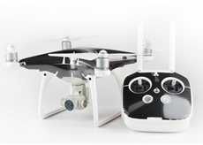 DJI Phantom 4 Deep Grey Decal Skin