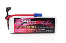 CNHL G+Plus 5000mAh 14.8V 4S 70C Lipo Battery with EC5 Plug