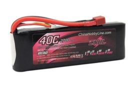 CNHL 2700mAh 11.1V 3S 40C Lipo Battery with T/Dean Plug