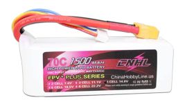 CNHL G+Plus 1500mAh 14.8V 4S 70C Lipo Battery with XT60 Plug