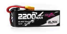 CNHL Black Series 2200mAh 5S 18.5V 40C Lipo Battery with XT60 Plug