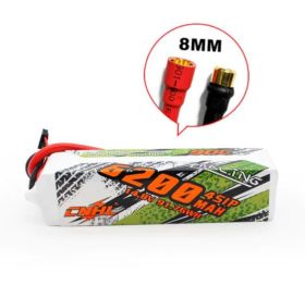 CNHL 6200MAH 14.8V 4S 90C LIPO BATTERY With 8mm Bullet Plug