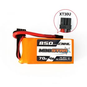 CNHL MiniStar 850mAh 14.8V 4S 70C Lipo Battery with XT30 Plug