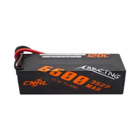 CNHL Racing Series 6600MAH 11.1V 3S 120C Lipo Battery Hard Case Car with Deans Plug