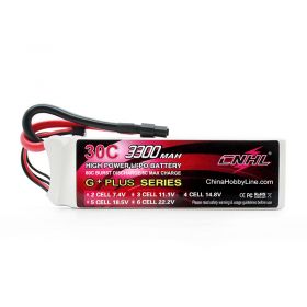 CNHL 3300mAh 14.8V 4S 30C Lipo Battery for Airplane Helicopter Jet Edf With XT60 Plug