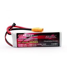 CNHL 4000mAh 11.1V 3S 40C Lipo Battery for Airplane Helicopter Jet Edf With XT90 Plug