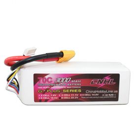 CNHL G+PLUS 3000mah 22.2v 6s 70c lipo battery with xt90 plug