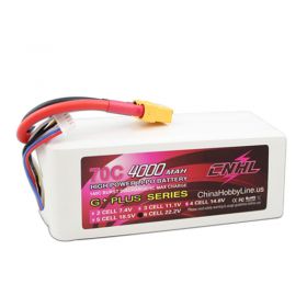 CNHL G+PLUS 4000mAh 22.2V 6S 70C Lipo Battery with xt90 plug