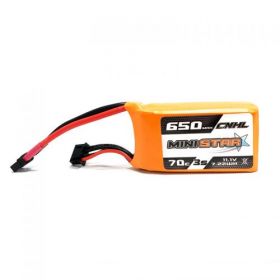 CNHL MiniStar 650mAh 11.1V 3S 70C Lipo Battery with XT30 Plug