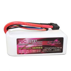 CNHL G+PLUS 2200mAh 14.8V 4S 70C Lipo Battery for Airplane Helicopter Jet Edf With XT60 Plug