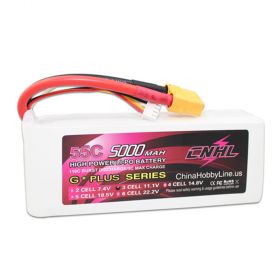 CNHL G+PLUS 5000mAh 11.1V 3S 55C Lipo Battery for Airplane Helicopter Jet Edf Speedrun With