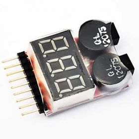 Lipo Battery Voltage Tester Low Voltage Buzzer Alarm