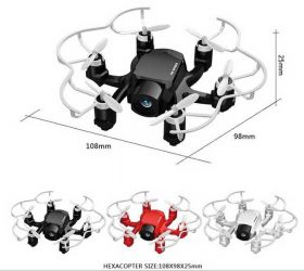 Micro Drone Pocket Hexa-Copter with 2MP Camera MODE1/MODE2