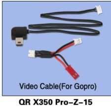 GoPro Leads to fit TX5804 for QR X350PRO