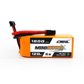 CNHL Ministar 1800mAh 18.5V 5S 120C Lipo Battery For FPV With XT60 Plug 