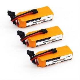  3Packs CNHL MiniStar HV 550mAh 15.2V 4S 70C Lipo Battery 