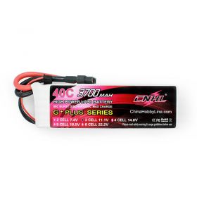 CNHL 3700mAh 11.1V 3S 40C Lipo Battery for Airplane Helicopter Jet Edf Drone With XT60 Plug