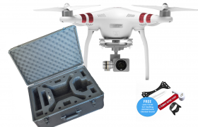 DJI Phantom 3 Standard with Hard Case and FREE Accessories Pack