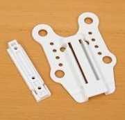 2D White Gimbal Brackets